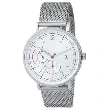 Reloj de Hombre Pierre Cardin Bonne Stride CBN.3021 - Cuartz, Color Blanco, Pulsera Milanaise Plateada