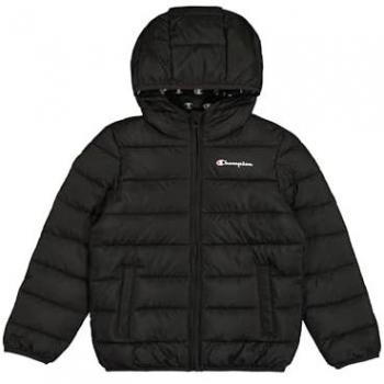 Chaqueta Champion Legacy Outdoor B (306868) con capucha WR Light Cirè 40gr Small Script Logo, color negro (NBK), para junior, talla M (9-10 años)