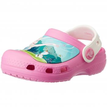 Crocs 202706 Zuecos, Niña, Rosa