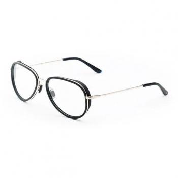 Vuarnet VL1805 Men's Eyeglasses with Clip On 0002 Black Size 56 - Blue Light Block Available