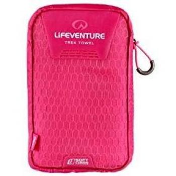 Lifeventure Large (Pink) SoftFibre Advance Trek Towel, Unisex-Adult