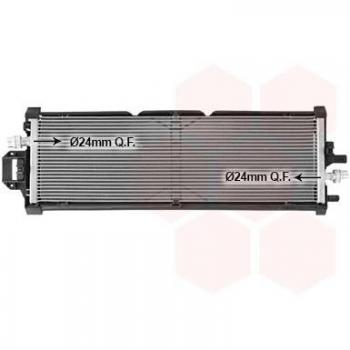 Radiador de refrigeración del motor VAN WEZEL 69012701