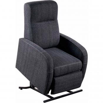 Trade, Sillon Automatico de Descanso, Sillon Reclinable, Levantapersonas, Acabado en Gris Marengo, Medidas: 70 cm