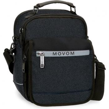Bandolera Movom Trimmed Múltiples Compartimentos azul marino