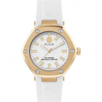 Philipp Plein The Hexagon Women's White Watch PW1BA0123 Silicone - One Size
