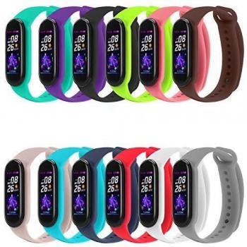 Perfectamente Compatible con La Pulseras Xiaomi Mi Band 5, FYTENGCorrea De Repuesto De Silicona Colorida g, Adecuada para La última Correa De Repuesto Xiaomi Mi Band 5