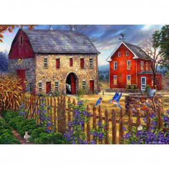 Puzzle Grafika La Canción de los Pájaros Azules 1000 Piezas