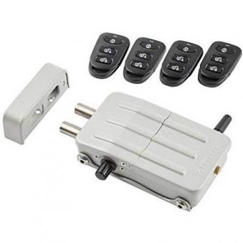 Arregui CI10P Cerradura de Seguridad Invisible para Puerta con 4 mandos, antirrobo, Anti okupas, Plata