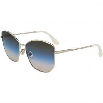 Victoria Beckham Women's Sunglasses VB225S-734 Gold-Brown Blue Sand Bright Yellow/CAT3 59mm