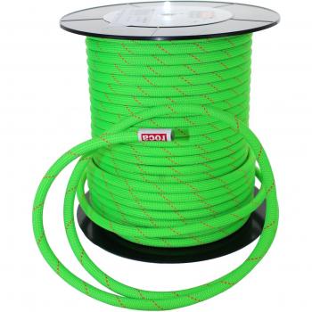 FixeRoca Cuerda Auxiliar 9 mm  - Cuerda escalada auxiliar, color verde neón, 100 m