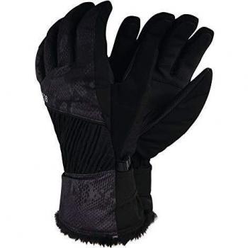 Dare 2b Merit Waterproof & Breathable Thinsulate Lined & Insulated Ski & Snowboard Glove with Textured PU Palm and Fingertips Guantes, Mujer, Negro, Small