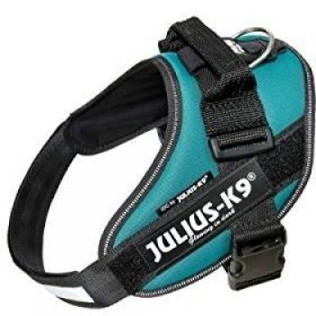 Arnés Julius-K9 IDC Power, Tamaño 0/M–L, Circunferencia del Pecho 58–76 cm, Ancho de la Correa 40 mm, Color Azul Petróleo