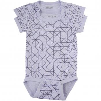 Melton Numbers, 2er Pack Jersey-Kurzarmbody AOP, Body para Bebés, Mehrfarbig