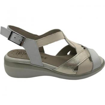 Sandalia Mujer Pitillos 5594 Crema, tipo de producto: sandalias, características: diseño cómodo, suela antideslizante, material sintético de alta calidad, plantilla acolchada para mayor confort