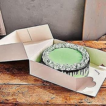 Set de 2 cajas blancas para tarta 32x32