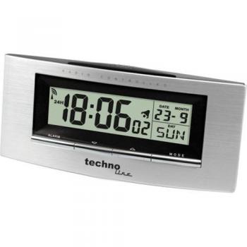 Proficell WT 182, 63 x 35 x 140 mm, 2 x AA Mignon, Plata - Despertador