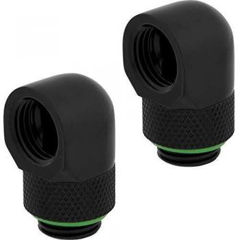 Corsair Hydro X Series, 90° Rotary Adaptador, Paquete de Dos Unidades