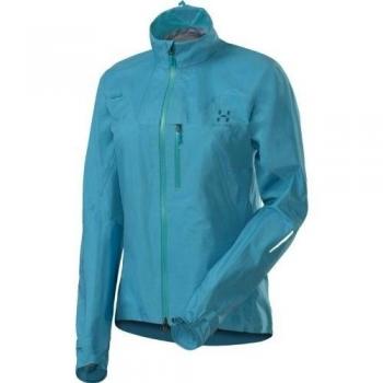 Haglöfs Jacke Scramble Q Jacket - Chubasquero para mujer, color azul, talla L