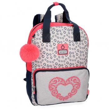 Enso Heart Mochila Adaptable a Carro Multicolor 30x40x13 cms Poliéster 15.6L