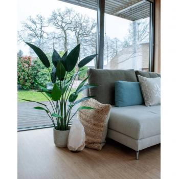 Planta artificial Heliconia Esmeralda verde 125 cm 419837