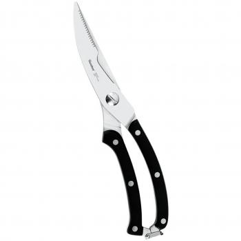 Metaltex Tijera para Aves 'Professional', Plateado/Negro, Estándar