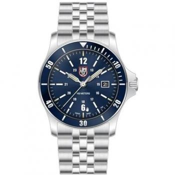 Luminox XS.0913 Men's Diver Sports Timer Watch - Steel/Blue, 42mm, 10ATM
