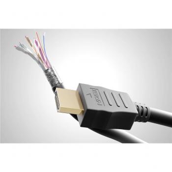 Cable HDMI 2.0 con Ethernet, Angulado 270°, 5 m, Alta Velocidad, 4K 60 Hz