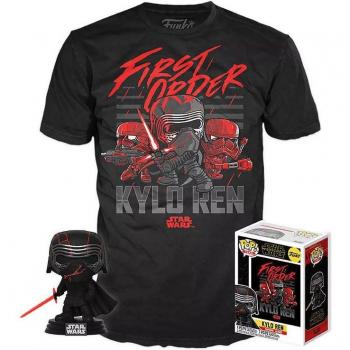 Funko Pop! & Tee Set: Star Wars Kylo Ren Supreme Leader (Glow In The Dark) T-Shirt