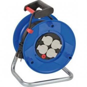 Enrollacable Brennenstuhl Garant 25M, tipo de producto: enrollador de cable, características: longitud de cable 25m, H05VV-F 3G1.5 mm², IP20, 4 tomas Tipo