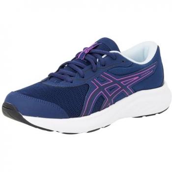 Zapatillas de Running Asics Contend 9 GS para Niños, Color Azul Expanse y Magenta Bold, Talla 35.5