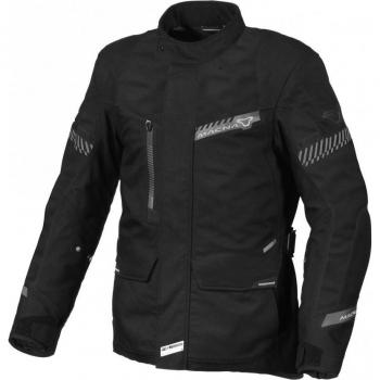 Chaqueta de Moto Macna Aspire Negra Impermeable Textil 3XL