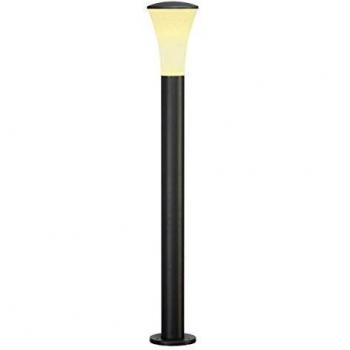 Lámpara de pie exterior SLV ALPA CONE 100, gris piedra, E27, máximo 24W, IP55