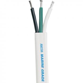 Ancor 131525 White Triplex Cable - 14/3 AWG - Flat - 250'