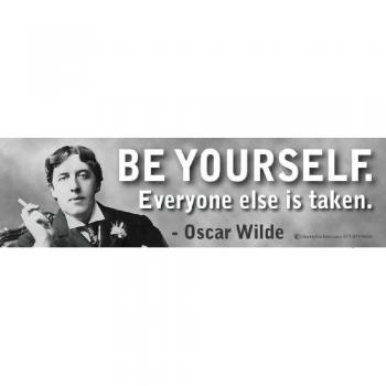 Proyecto de paz: Sé tú mismo - todos se - Oscar Wilde - calcomanía