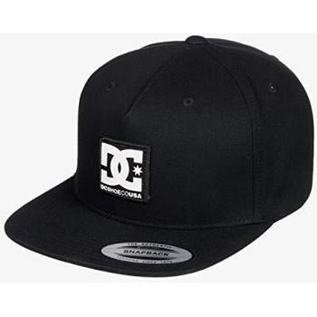 DC Shoes Snapdripp - Gorra con Ajuste Posterior A Presión para Hombre Gorra con Ajuste Posterior a Presión, Hombre, Black, 1SZ