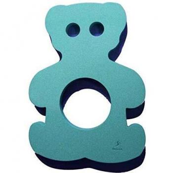 Tapiz flotante Leisis en forma de Oso Verde 76x57x4 cm para playa