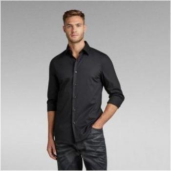 Camisa Manga Larga Slim Negro G-Star