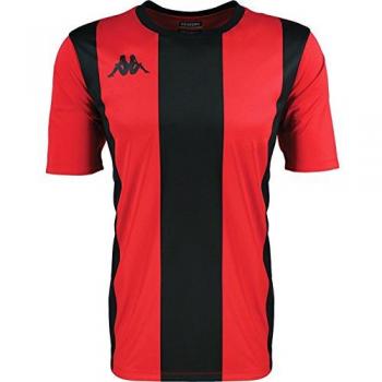 Kappa CASERNE SS Camiseta de equipación, Niños, Rojo/Negro, 14Y
