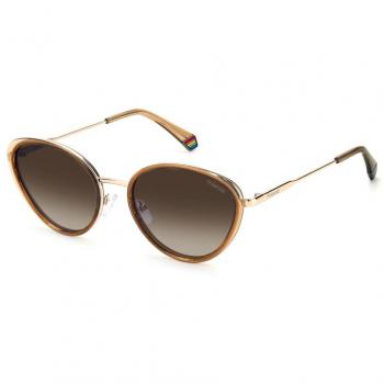 Polaroid Women's Polarized Sunglasses PLD-6145-S-10A, Beige/Degraded Brown, Ø 56 mm