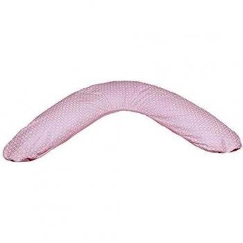 Cambrass Keito - Cojín de lactancia grande, 16 x 118 x 80 cm, color rosa