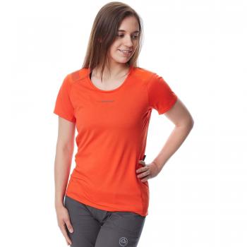 La Sportiva Compass Women's Trekking T-Shirt - Size S, Cherry