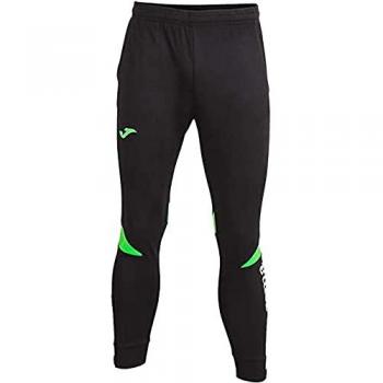 Pantalón Deportivo Joma Championship VI Hombre Negro Verde Flúor X_S