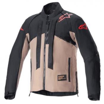 Chaqueta de Motocross Alpinestars Techdura Negra y Marrón para Hombre - Talla XL