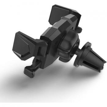Soporte pasivo para teléfono móvil Spigen Click.R negro para ventilación de auto