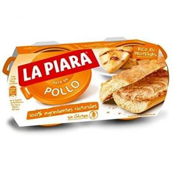 La Piara Sólo Natural - Paté de Pechuga de Pollo, 2 X 75 g - [Pack de 2]