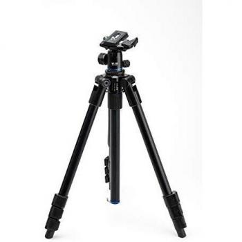 Trípode Slik Pro AL-324BH4 Profesional de Aluminio, Color Negro