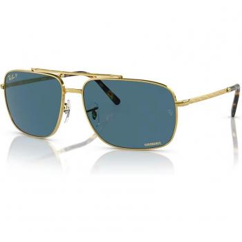 Ray-Ban RB3796 Asian Fit Polarized 9196S2 Men's Sunglasses Gold Size 59