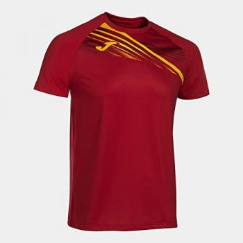 Camiseta de manga corta para hombre Joma Elite X roja, ligera, ideal para running