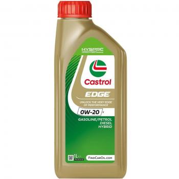 Aceite de motor Castrol Edge Gasolina Diesel Híbrido 0W20 1 L