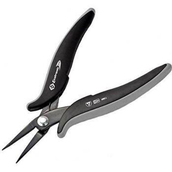 Alicates de punta larga C.K Ecotronic ESD, mordaza de 49mm, longitud total 152 mm
